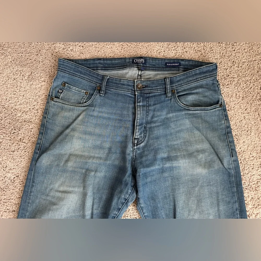 Mens Chaps Jeans Medium Wash - Picture 2 of 5